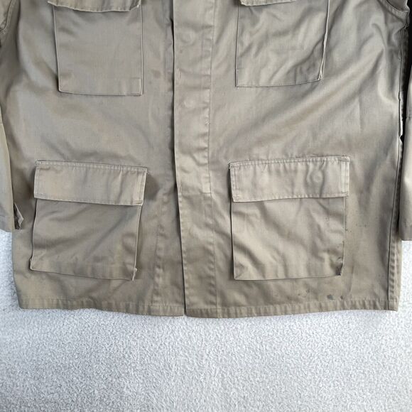 Men's Tan Shirt Jacket - Picture 9 of 16